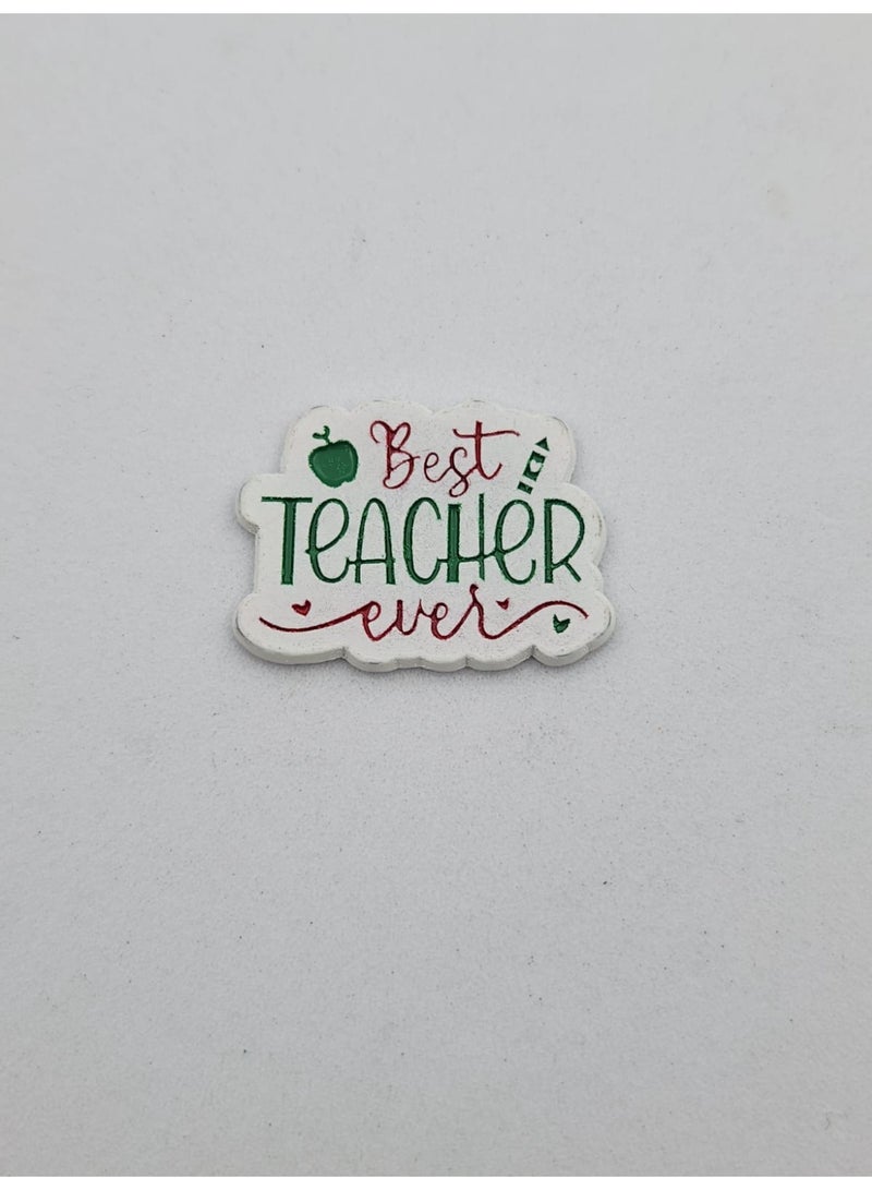 Kipfy Best Teacher Ever Sticker - Image 1